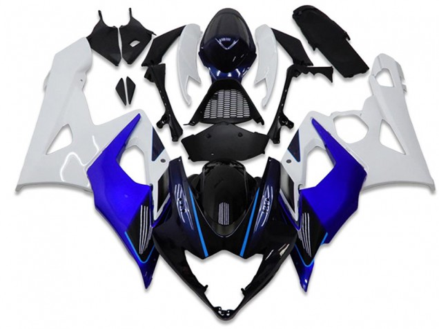 Cheap 2005-2006 Blue White Suzuki GSXR 1000 Motorcycle Fairing Kits Canada Cheap 2005-2006 Blue White Suzuki GSXR 1000 Motorcycle Fairing Kits Canada