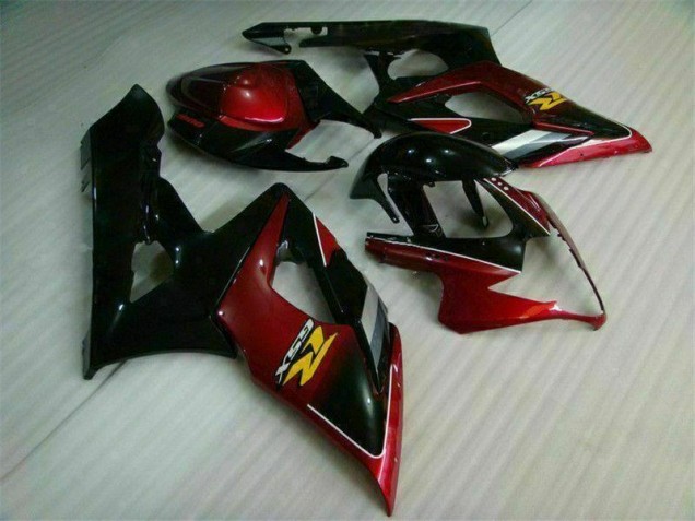 Cheap 2005-2006 Red Black Suzuki GSXR 1000 Bike Fairing Kit Canada Cheap 2005-2006 Red Black Suzuki GSXR 1000 Bike Fairing Kit Canada