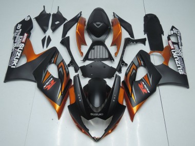 Cheap 2005-2006 Brown and Matte Black Suzuki GSXR 1000 Replacement Motorcycle Fairings Canada