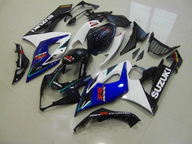 Cheap 2005-2006 Blue White Suzuki GSXR 1000 Motorcycle Fairings Kit Canada Cheap 2005-2006 Blue White Suzuki GSXR 1000 Motorcycle Fairings Kit Canada