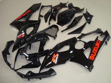 Cheap 2005-2006 Glossy Black Red Sticker Suzuki GSXR 1000 Bike Fairing Canada