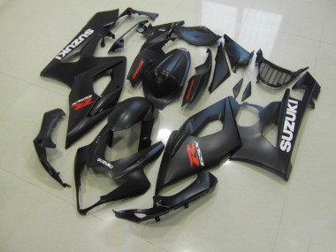 Cheap 2005-2006 Matte Black with White Decals Suzuki GSXR 1000 Bike Fairing Kit Canada