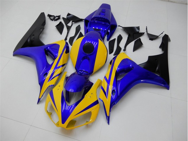 Cheap 2006-2007 Yellow Blue Honda CBR1000RR Replacement Motorcycle Fairings Canada Cheap 2006-2007 Yellow Blue Honda CBR1000RR Replacement Motorcycle Fairings Canada