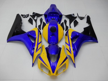 Cheap 2006-2007 Yellow Blue Honda CBR1000RR Replacement Motorcycle Fairings Canada
