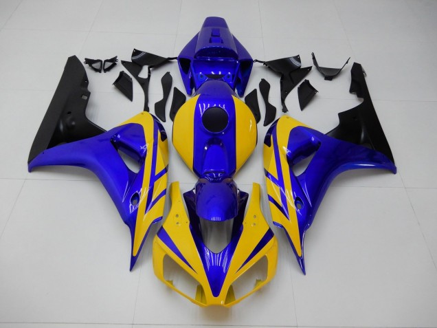 Cheap 2006-2007 Yellow Blue Honda CBR1000RR Replacement Motorcycle Fairings Canada Cheap 2006-2007 Yellow Blue Honda CBR1000RR Replacement Motorcycle Fairings Canada