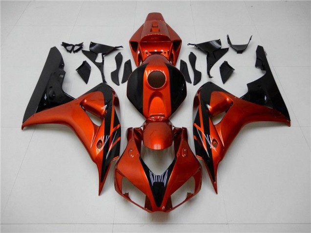 Cheap 2006-2007 Orange Black Honda CBR1000RR Motorcycle Fairings Kit Canada Cheap 2006-2007 Orange Black Honda CBR1000RR Motorcycle Fairings Kit Canada