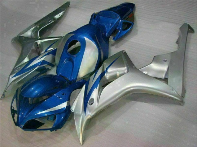 Cheap 2006-2007 Blue Silver Honda CBR1000RR Motorcycle Fairings Kits Canada Cheap 2006-2007 Blue Silver Honda CBR1000RR Motorcycle Fairings Kits Canada