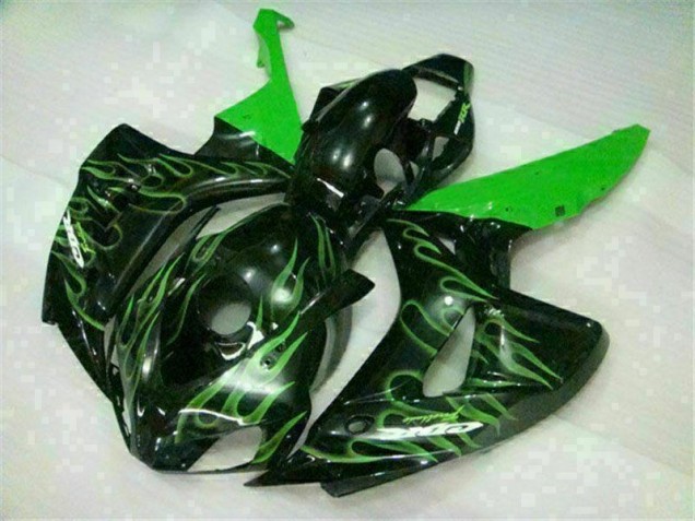 Cheap 2006-2007 Green Flame Black Honda CBR1000RR Moto Fairings Canada Cheap 2006-2007 Green Flame Black Honda CBR1000RR Moto Fairings Canada