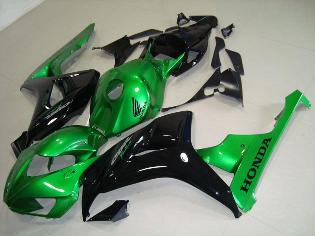 Cheap 2006-2007 Black Green Honda CBR1000RR Motorcycle Fairing Kits Canada Cheap 2006-2007 Black Green Honda CBR1000RR Motorcycle Fairing Kits Canada