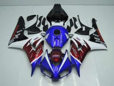 Cheap 2006-2007 Burgandy and Blue Honda CBR1000RR Bike Fairing Canada