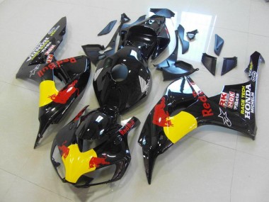 Cheap 2006-2007 Black Red Bull Honda CBR1000RR Bike Fairing Kit Canada