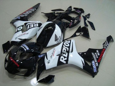 Cheap 2006-2007 Black White Repsol Honda CBR1000RR Motorcycle Replacement Fairings Canada