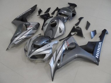 Cheap 2006-2007 Grey Silver and Matte Black Honda CBR1000RR Motor Fairings Canada