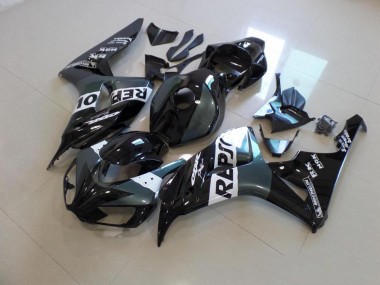 Cheap 2006-2007 Grey Black Repsol Honda CBR1000RR Motorbike Fairing Kits Canada