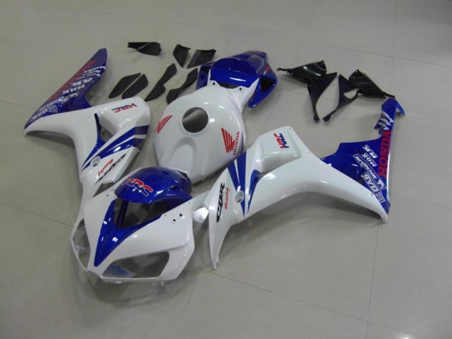 Cheap 2006-2007 Pearl White Blue Honda CBR1000RR Motorcycle Fairings Kits Canada Cheap 2006-2007 Pearl White Blue Honda CBR1000RR Motorcycle Fairings Kits Canada