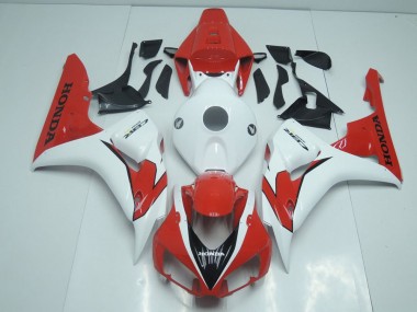 Cheap 2006-2007 Orange Red and White Honda CBR1000RR Moto Fairings Canada