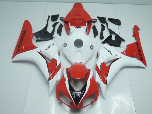 Cheap 2006-2007 Orange Red and White Honda CBR1000RR Moto Fairings Canada Cheap 2006-2007 Orange Red and White Honda CBR1000RR Moto Fairings Canada