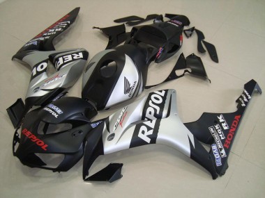 Cheap 2006-2007 Matte Black Silver Repsol Honda CBR1000RR Replacement Fairings Canada
