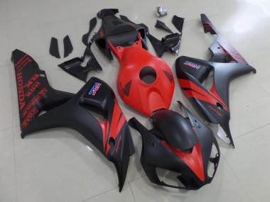 Cheap 2006-2007 Red and Matte Black Honda CBR1000RR Motor Fairings Canada