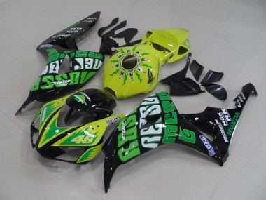 Cheap 2006-2007 Yellow Green Rossi Honda CBR1000RR Motor Fairings Canada