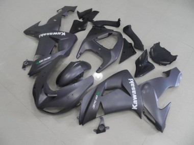 Cheap 2006-2007 Grey with White Decals Kawasaki ZX10R Motor Bike Fairings Canada