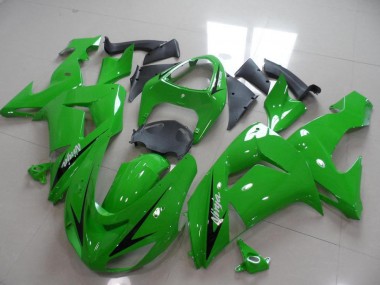 Cheap 2006-2007 Green Black Arrow Kawasaki ZX10R Replacement Motorcycle Fairings Canada