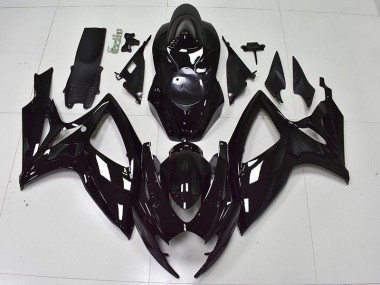 Cheap 2006-2007 Glossy Black Suzuki GSXR 600/750 Bike Fairing Canada
