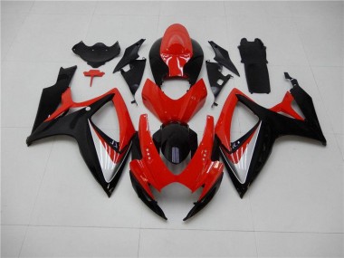 Cheap 2006-2007 Red Black Suzuki GSXR 600/750 Replacement Motorcycle Fairings Canada
