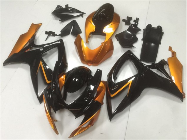 Cheap 2006-2007 Black Orange Suzuki GSXR 600/750 Motor Fairings Canada Cheap 2006-2007 Black Orange Suzuki GSXR 600/750 Motor Fairings Canada