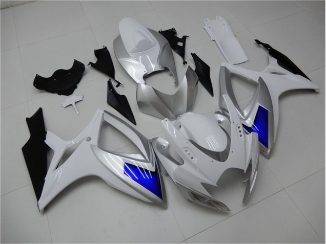 Cheap 2006-2007 White Blue Suzuki GSXR 600/750 Motorcylce Fairings Canada Cheap 2006-2007 White Blue Suzuki GSXR 600/750 Motorcylce Fairings Canada