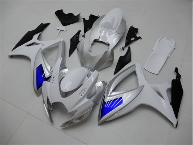 Cheap 2006-2007 White Blue Suzuki GSXR 600/750 Motorcylce Fairings Canada Cheap 2006-2007 White Blue Suzuki GSXR 600/750 Motorcylce Fairings Canada