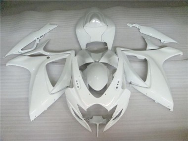 Cheap 2006-2007 Pearl White Suzuki GSXR 600/750 Motorbike Fairing Canada