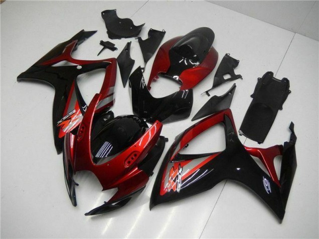 Cheap 2006-2007 Red Black Suzuki GSXR 600/750 Motor Bike Fairings Canada