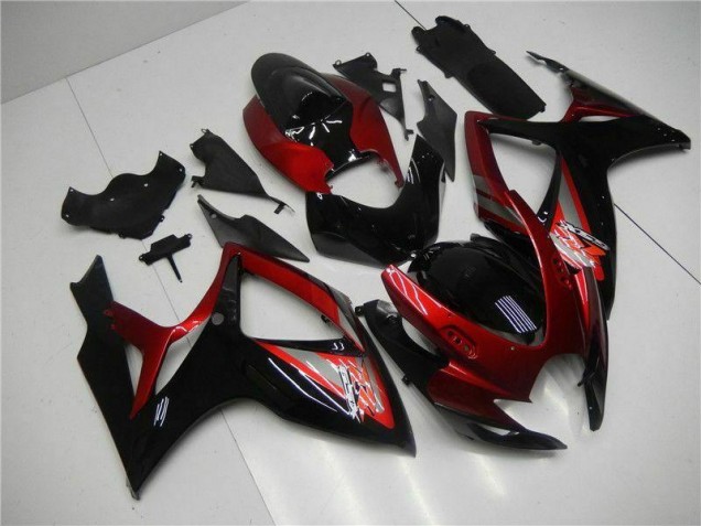 Cheap 2006-2007 Red Black Suzuki GSXR 600/750 Motor Bike Fairings Canada