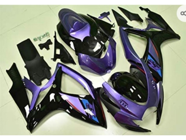Cheap 2006-2007 Purple Black Suzuki GSXR 600/750 Replacement Motorcycle Fairings Canada Cheap 2006-2007 Purple Black Suzuki GSXR 600/750 Replacement Motorcycle Fairings Canada