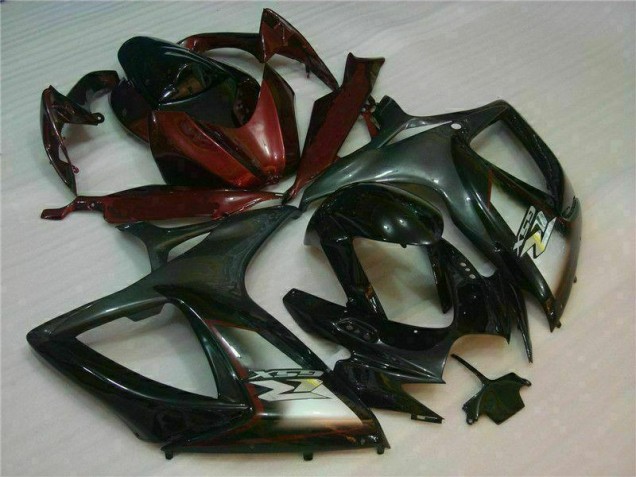 Cheap 2006-2007 Black Red Suzuki GSXR 600/750 Motorcycle Fairings Canada Cheap 2006-2007 Black Red Suzuki GSXR 600/750 Motorcycle Fairings Canada