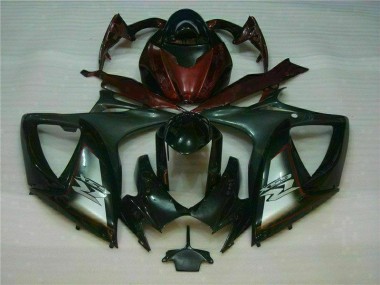 Cheap 2006-2007 Black Red Suzuki GSXR 600/750 Motorcycle Fairings Canada