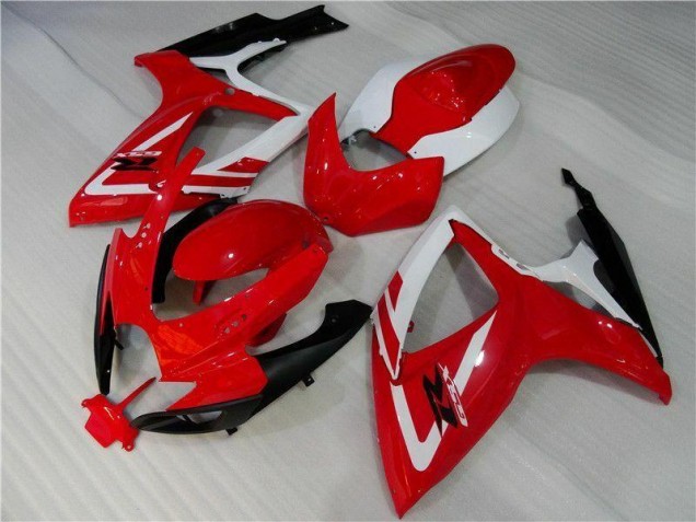Cheap 2006-2007 Red White Suzuki GSXR 600/750 Motorbike Fairing Canada Cheap 2006-2007 Red White Suzuki GSXR 600/750 Motorbike Fairing Canada