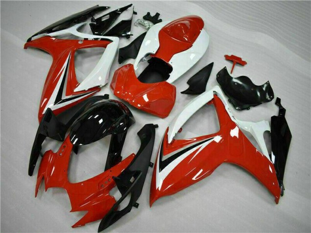 Cheap 2006-2007 Red White Suzuki GSXR 600/750 Motorcycle Fairings Kits Canada Cheap 2006-2007 Red White Suzuki GSXR 600/750 Motorcycle Fairings Kits Canada