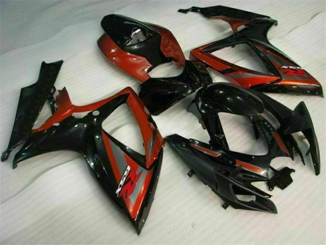 Cheap 2006-2007 Black Red Suzuki GSXR 600/750 Motorcyle Fairings Canada Cheap 2006-2007 Black Red Suzuki GSXR 600/750 Motorcyle Fairings Canada