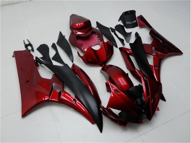 Cheap 2006-2007 Red Black Yamaha YZF R6 Bike Fairings Canada Cheap 2006-2007 Red Black Yamaha YZF R6 Bike Fairings Canada