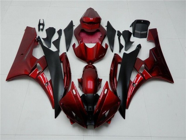 Cheap 2006-2007 Red Black Yamaha YZF R6 Bike Fairings Canada Cheap 2006-2007 Red Black Yamaha YZF R6 Bike Fairings Canada