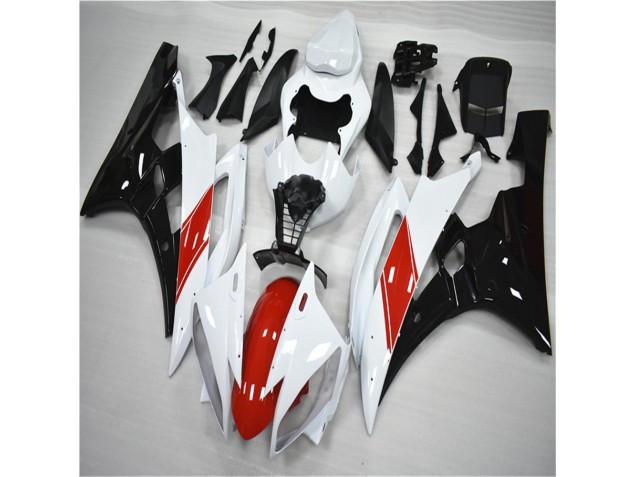 Cheap 2006-2007 Red White Black Yamaha YZF R6 Moto Fairings Canada Cheap 2006-2007 Red White Black Yamaha YZF R6 Moto Fairings Canada