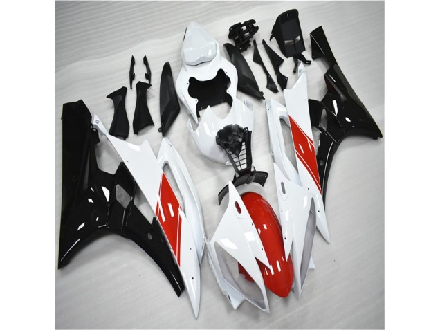Cheap 2006-2007 Red White Black Yamaha YZF R6 Moto Fairings Canada Cheap 2006-2007 Red White Black Yamaha YZF R6 Moto Fairings Canada