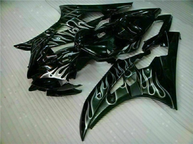 Cheap 2006-2007 Silver Flame Black Yamaha YZF R6 Motor Fairings Canada Cheap 2006-2007 Silver Flame Black Yamaha YZF R6 Motor Fairings Canada