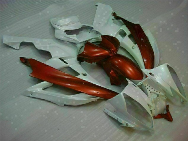 Cheap 2006-2007 White Brown Yamaha YZF R6 Motorcylce Fairings Canada Cheap 2006-2007 White Brown Yamaha YZF R6 Motorcylce Fairings Canada