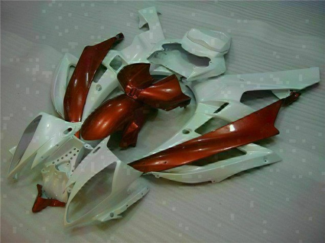 Cheap 2006-2007 White Brown Yamaha YZF R6 Motorcylce Fairings Canada Cheap 2006-2007 White Brown Yamaha YZF R6 Motorcylce Fairings Canada