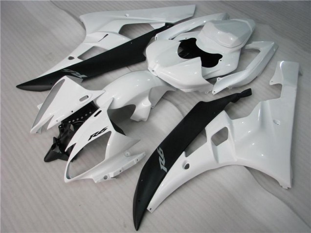Cheap 2006-2007 White Black Yamaha YZF R6 Motorcycle Bodywork Canada