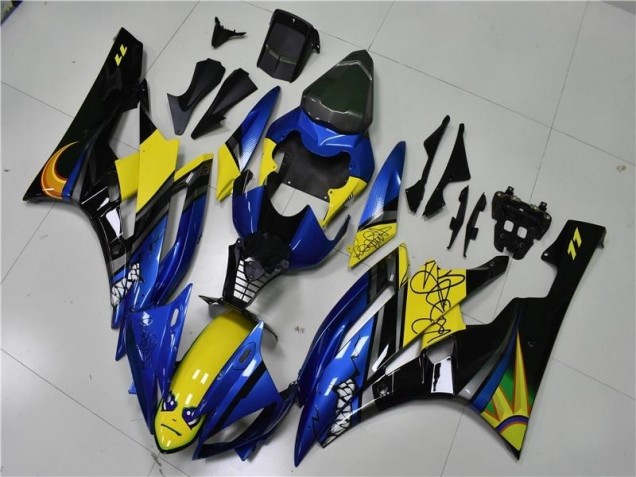 Cheap 2006-2007 Blue Shark Yamaha YZF R6 Motorcycle Fairings Kits Canada Cheap 2006-2007 Blue Shark Yamaha YZF R6 Motorcycle Fairings Kits Canada