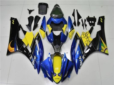 Cheap 2006-2007 Blue Shark Yamaha YZF R6 Motorcycle Fairings Kits Canada